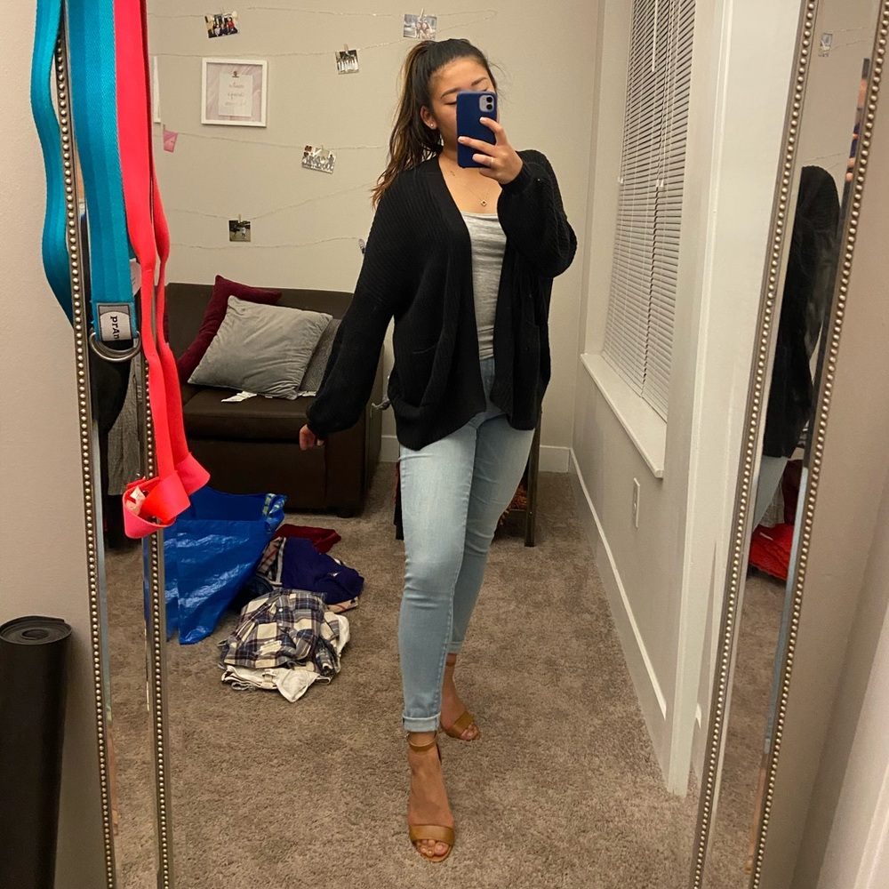 Comfy black cardigan